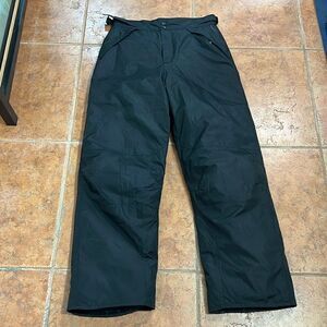 London fog insulated ski unisex pants black size 18/20